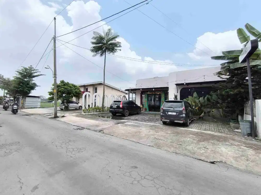 tanah strategis langsung pasive income dan bonus bangunan coffeeshop di akhir sewa