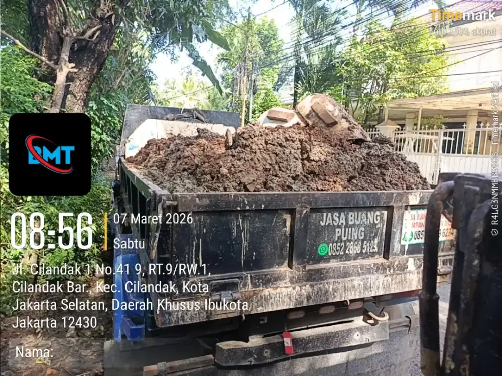 Jasa buang puing dan buang sampah