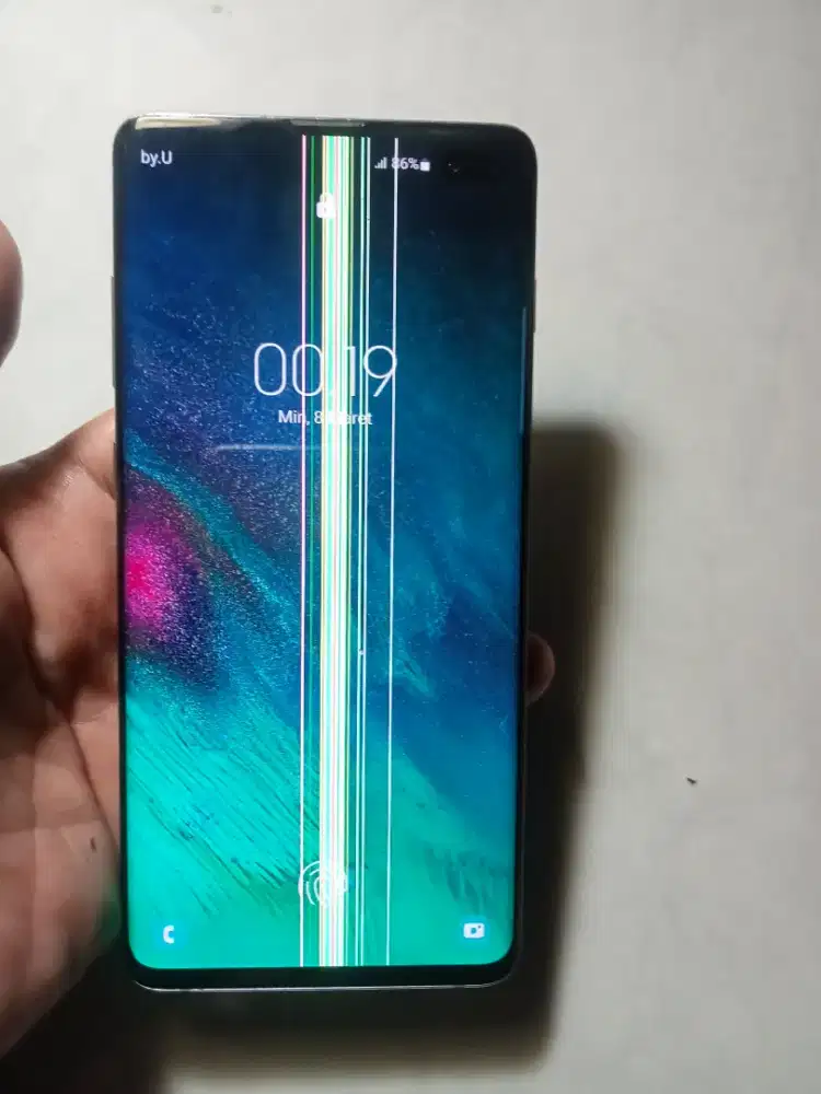 Samsung s10 plus ram 8/128gb nfc masih mulus minus layar kaya pick