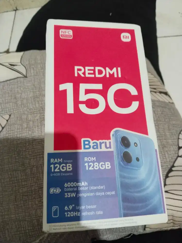 Redmi 15 C RAM 6/128 HITAM