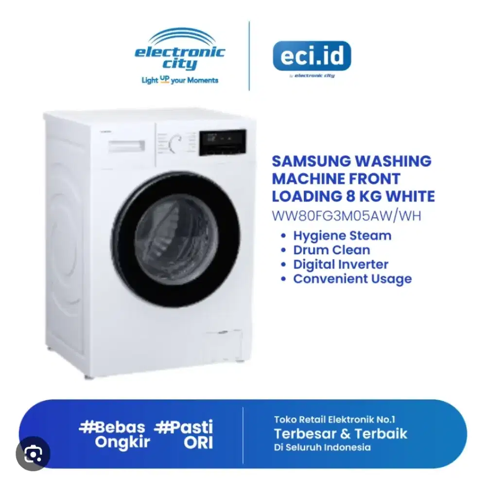 MESIN CUCI FRONT LOAD SAMSUNG 8KG
