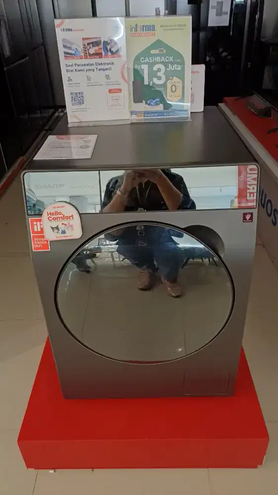 Mesin cuci sharp ES-FL1410DPX