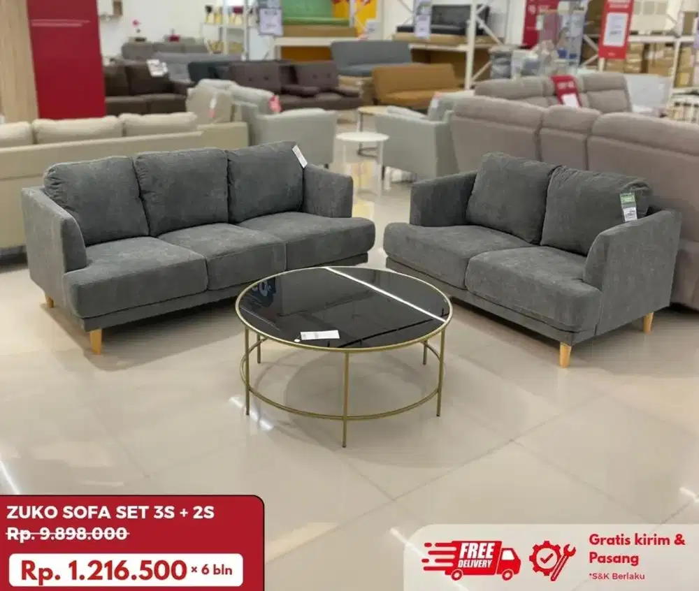 Zuko sofa 3+2 seater