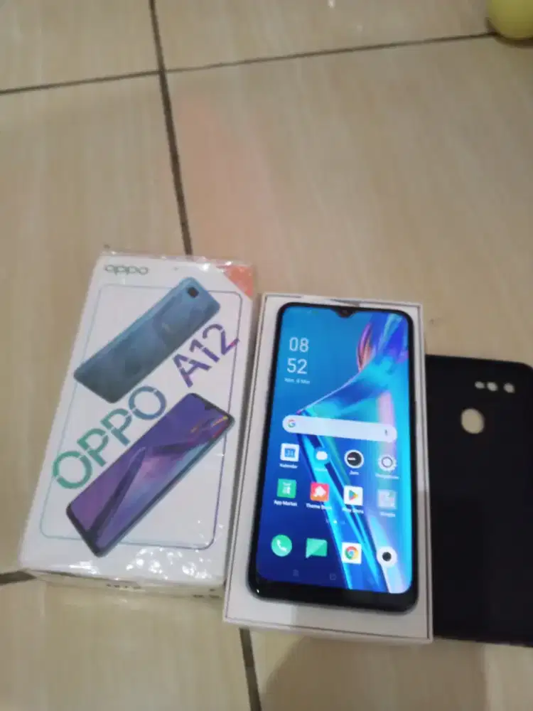Oppo A12 Bekas – RAM 3GB / 32GB, Lengkap, Siap Pakai!