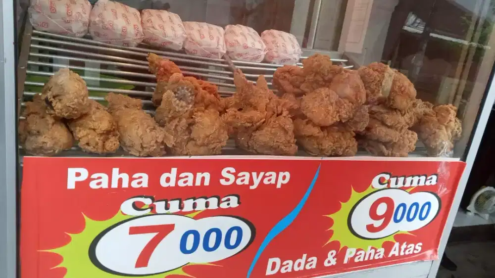 Dibutuhkan pria maks 38 tahun, pengalaman fried chicken UMKM