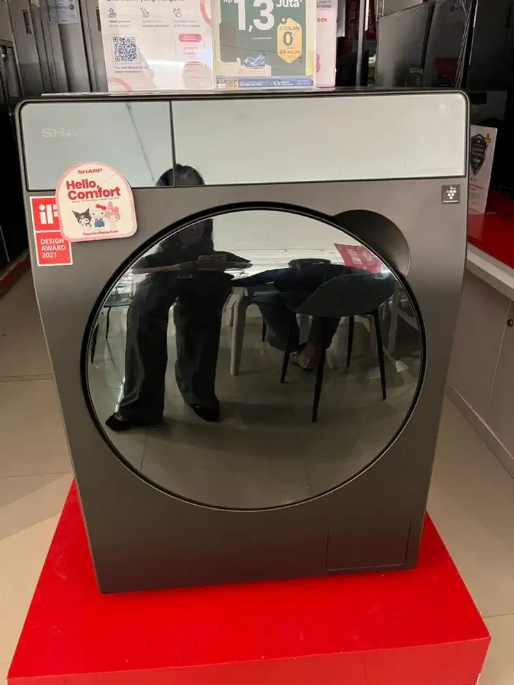 mesin cuci sharp 100% kering