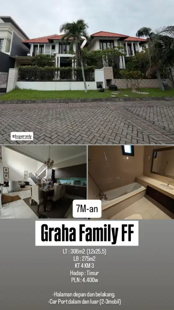 Graha Family. Rumah paling Elit Surabaya barat
