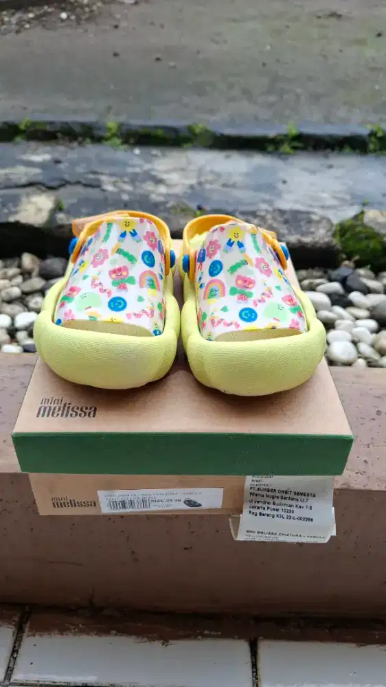 Sepatu sendal Mini Mellisa Criatura +FaBula Original Yellow