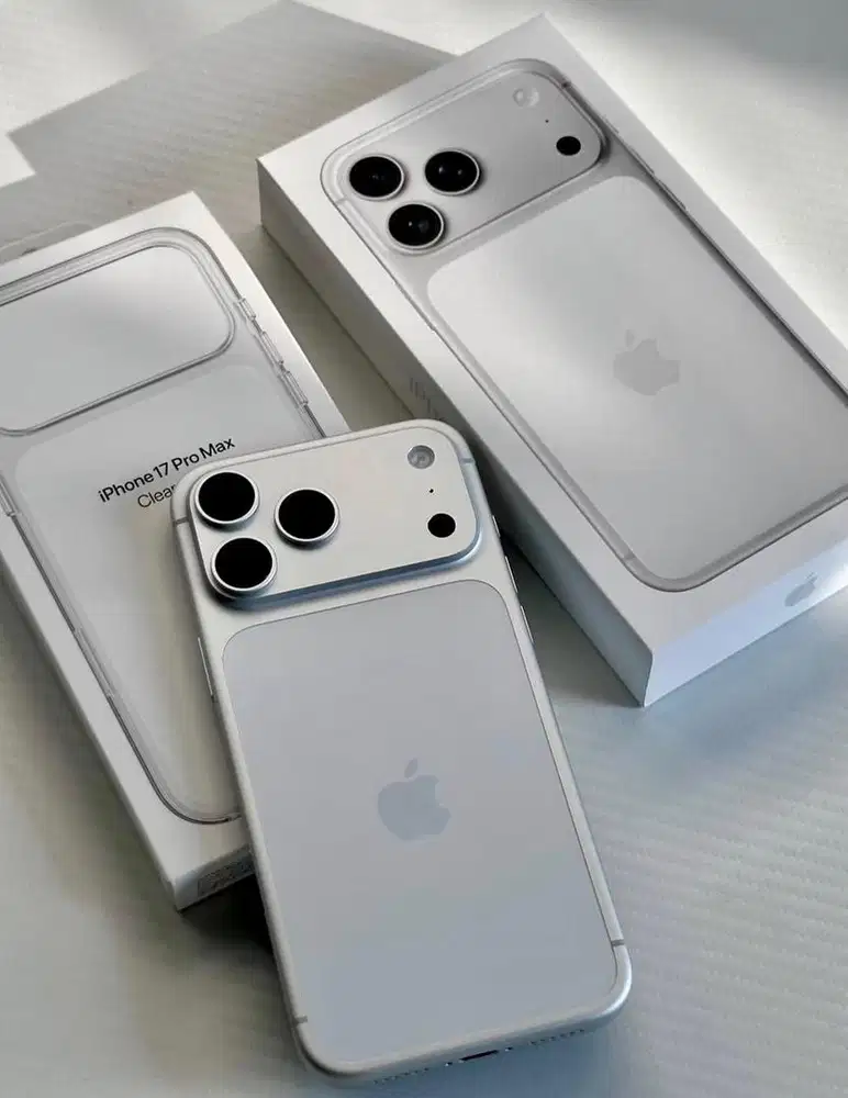 stock terbatas iphone 17 pro 256 silver new garansi resmi ibox 12 bula