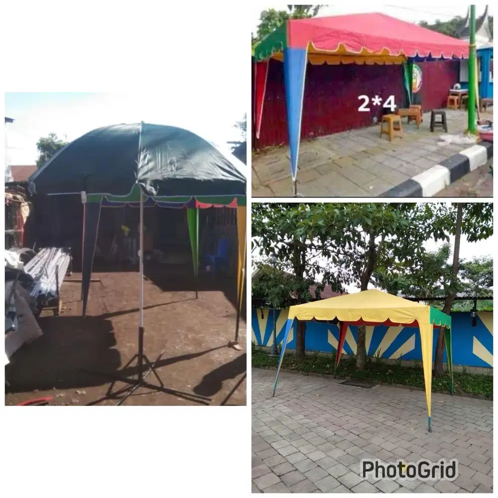 Tenda kafe dan tenda payung (bs antr medan)