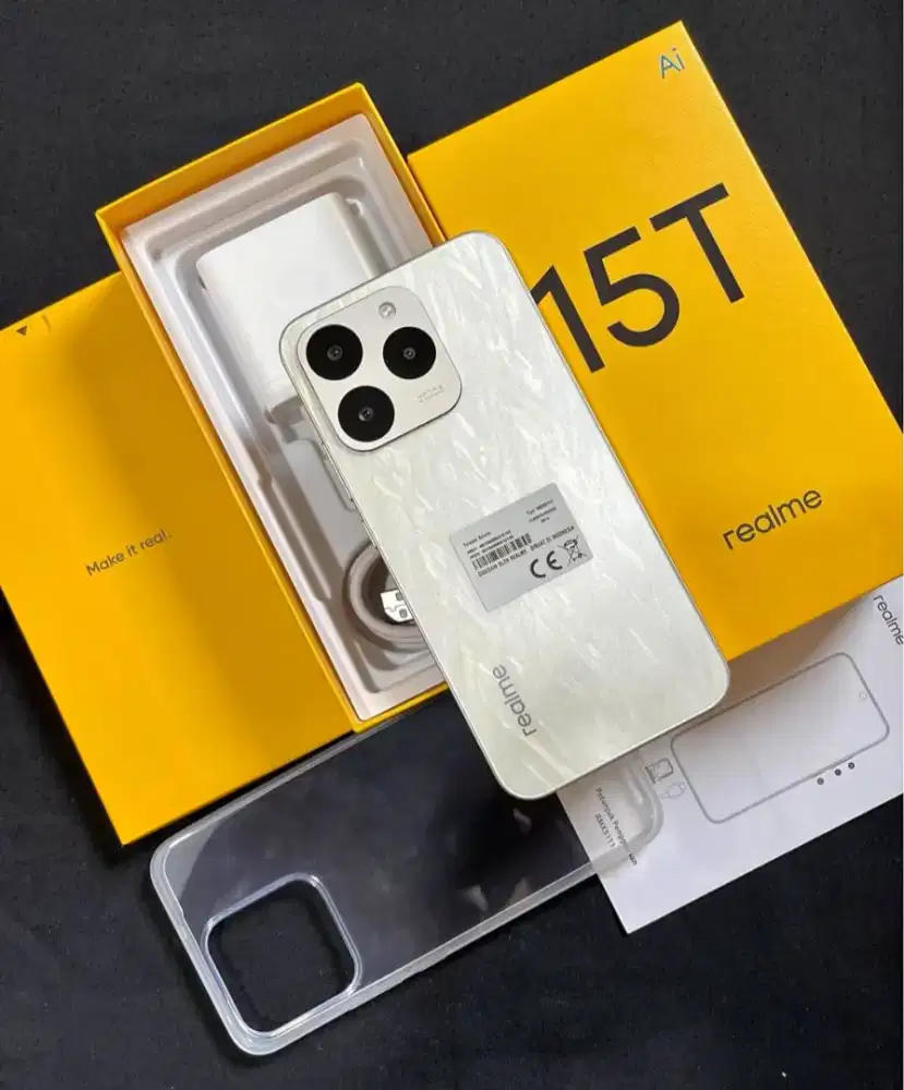REALME 15T 5G RAM 8/256 btre 7000 mah lengkap