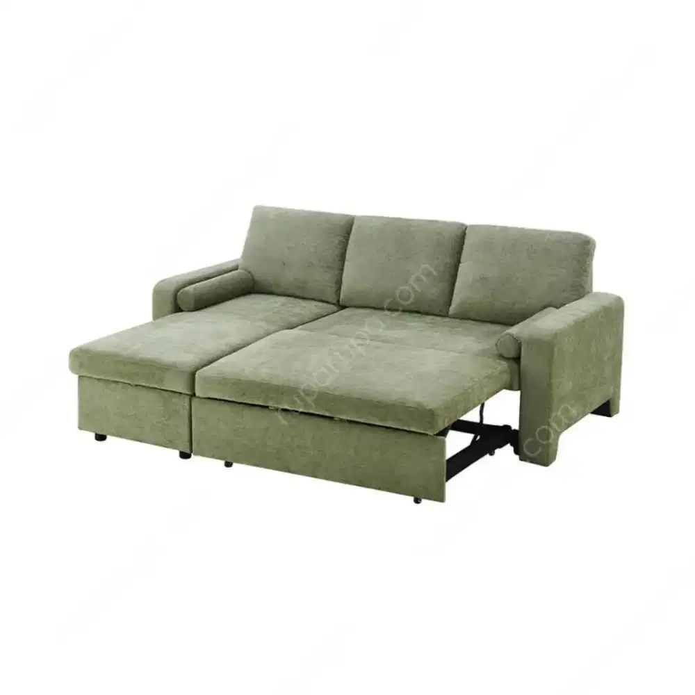 Sofa bed sudut dan penyimpanan