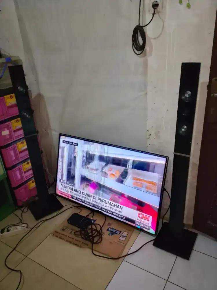 Jual tipi samsung 46minus garis+setbok+sepeker tinggi 1mtran.