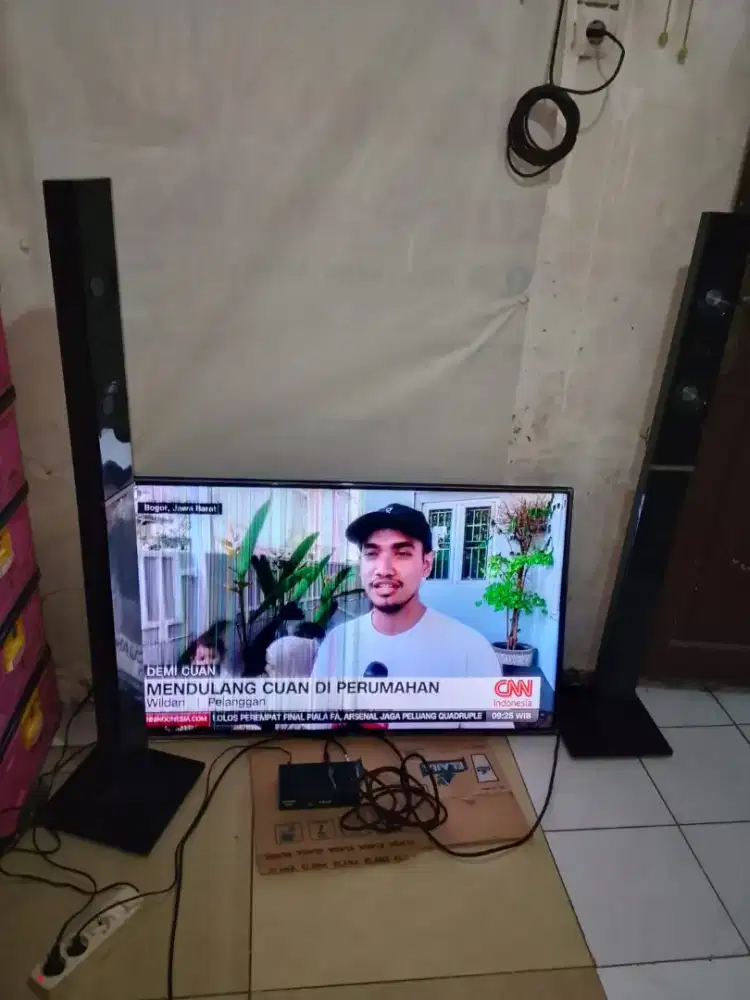 Home jual tipi samsung46in minus garis +setbok+sepeker tinggi 1mtran.