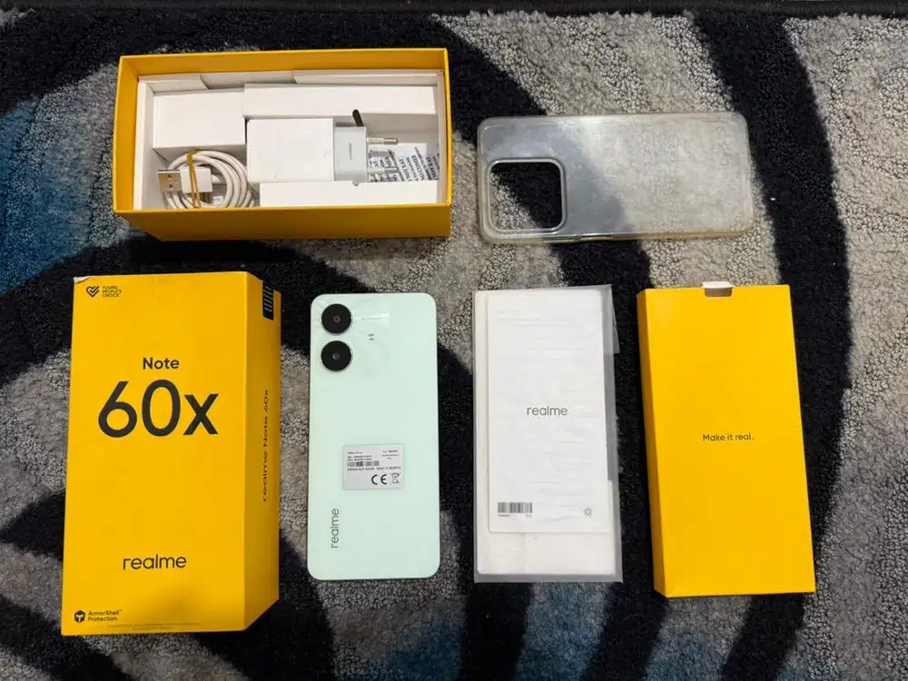 Realme 60x 4/128gb mulus 1000% like new fullset garansi