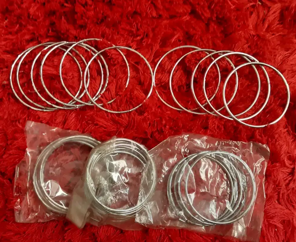 GELANG LOGAM SILVER 25 PCS (NEW)