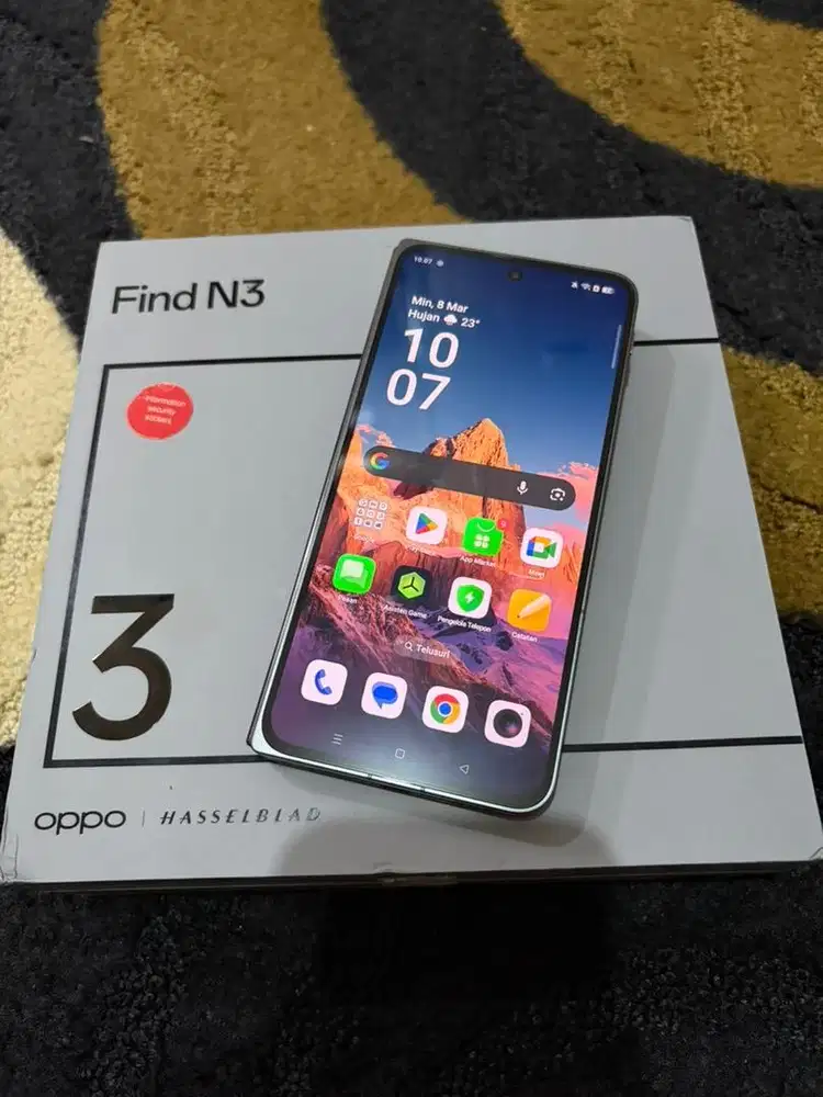 Oppo find N3 Fold black 16/512gb dualsim 5G+ fullset resmi INDO MURAH