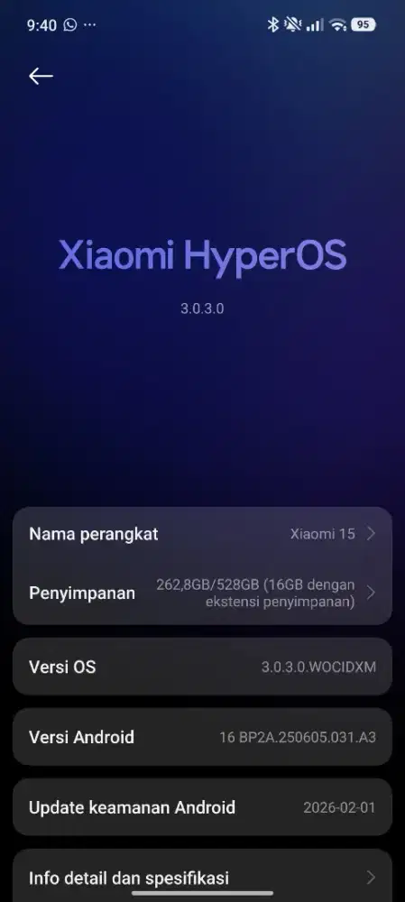 MI 15 RAM 12/512 FULLSET GARANSI ON HB 97% BONUS WIRELLES CHARGING