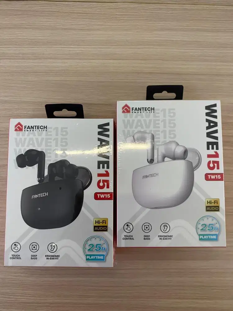 Tws Fantech Wave TW15 black / white