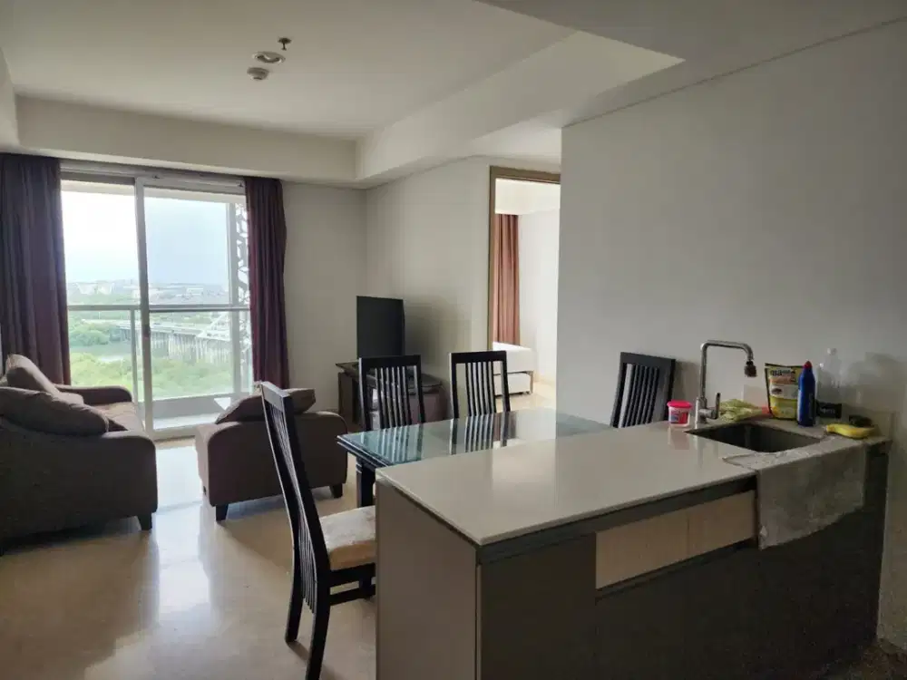 Apartemen Gold Coast Corner 90m² 2+1BR Tower Carribean Full Furnished