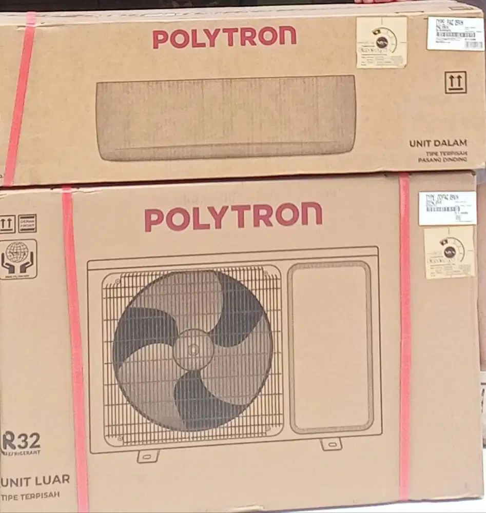 Di jual ac 1pk merk politron kondisi masih baru haega 2.5 juta