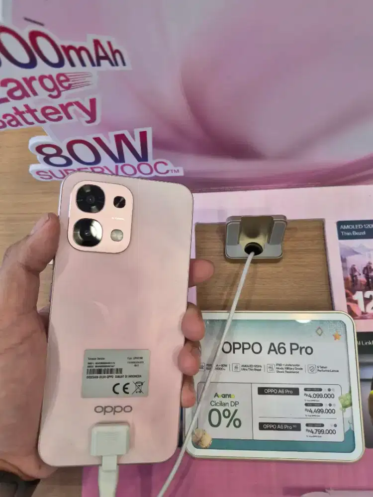 Oppo A6pro 8/256 8/128 Fast Charging Resmi Segel