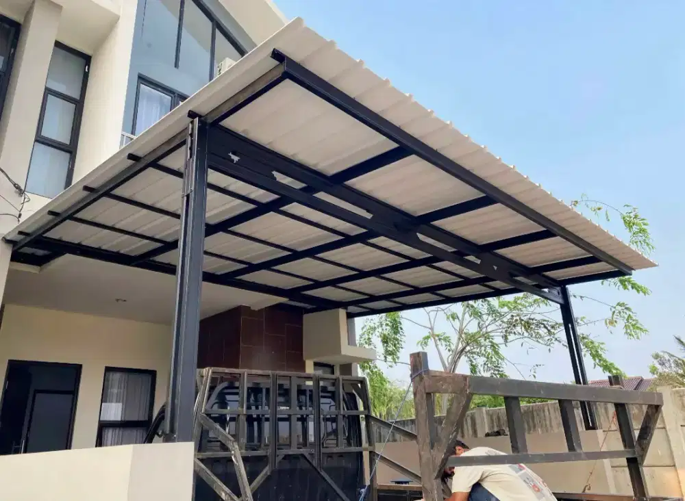 Kanopi baja ringan atap alderon