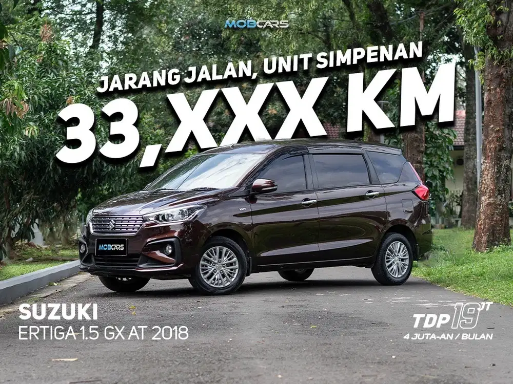 FREE SMART TV 32 ERTIGA 1.5 GX AT 2018 COKLAT