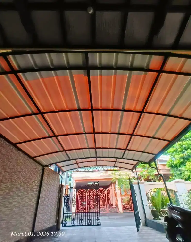 Tukang ganti atap kanopi lama