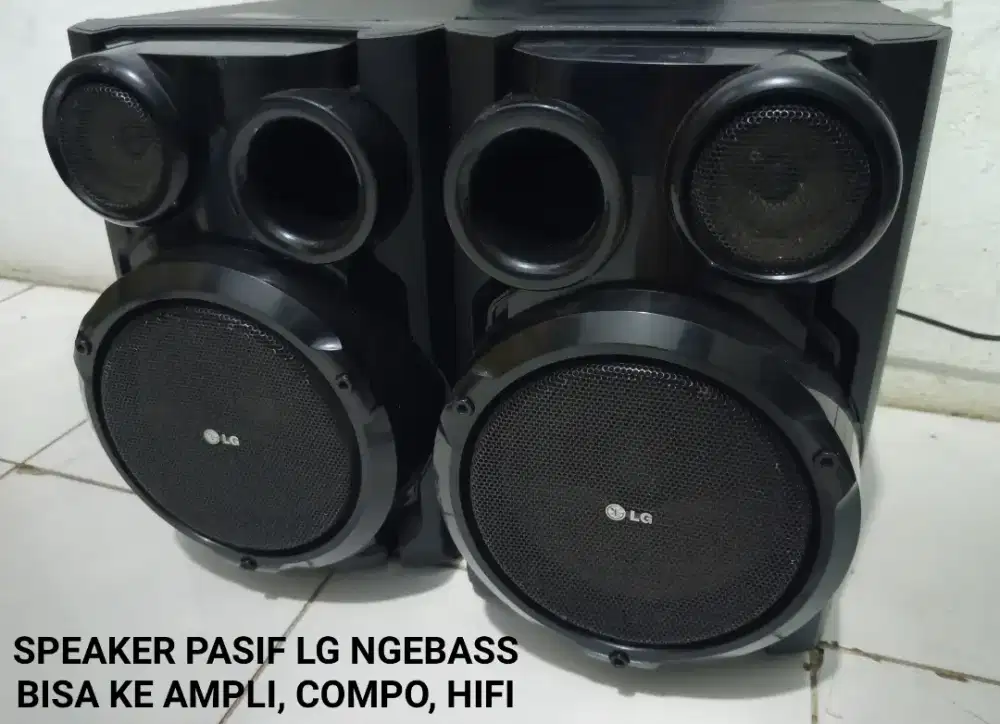 Speaker pasif LG 6 inch suara ngebass mantap cocok buat cafe resto