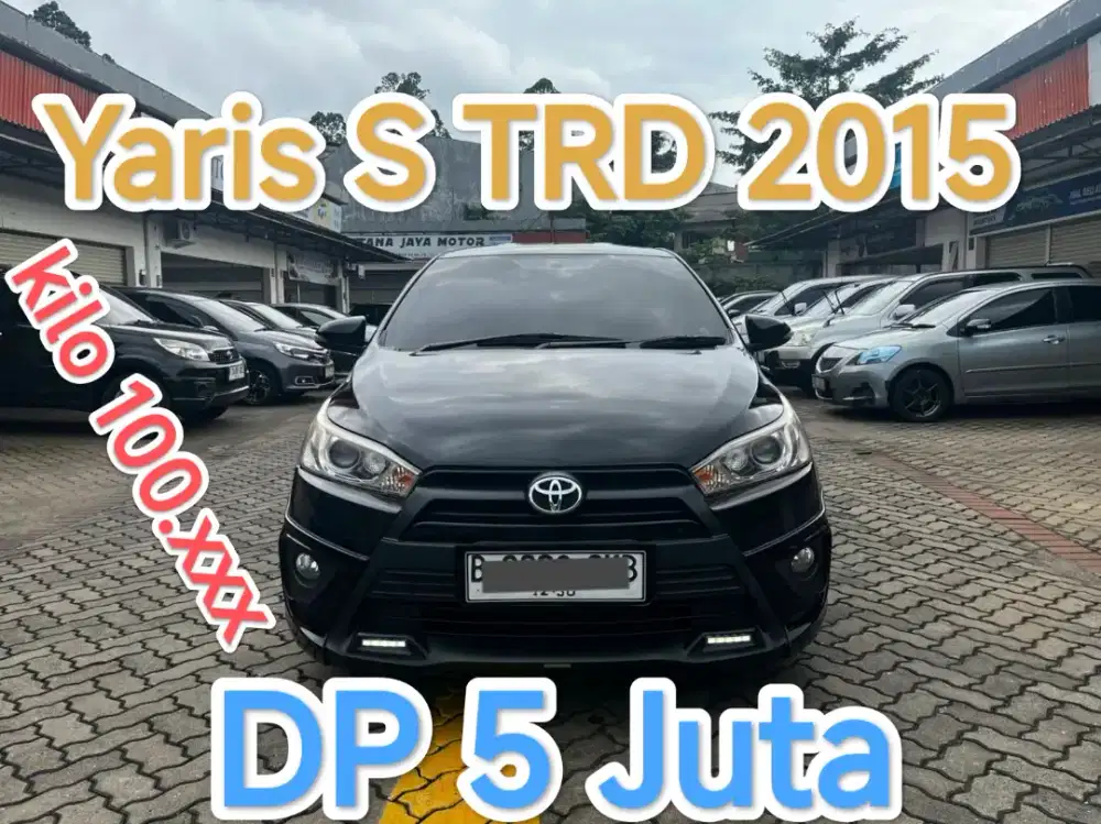 5JT YARIS S TRD 2015 BLACK EDITION RARE !!