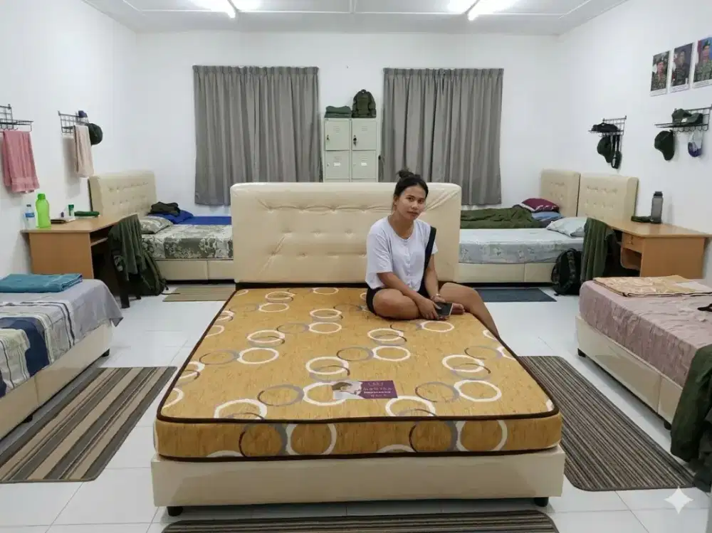 Diskon Spesial Ramadhan Set Kasur Queen 150x190x17 Busa – Harga Grosir