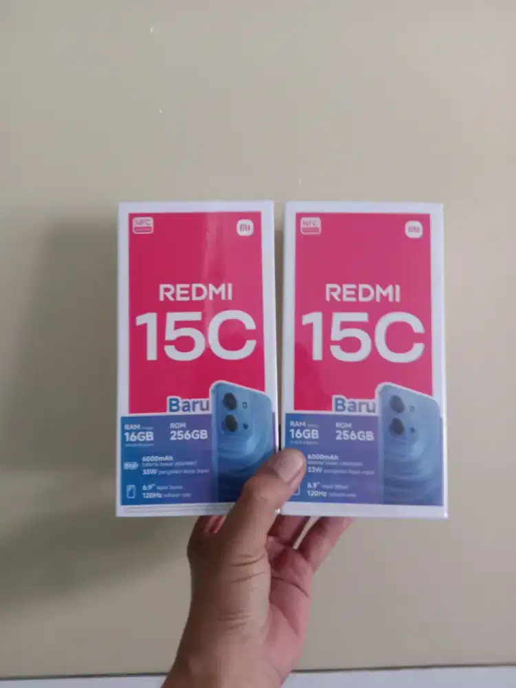 [ Fast respon WA ] Xiaomi Redmi 15C NFC 8+8/256 Garansi resmi 15bln