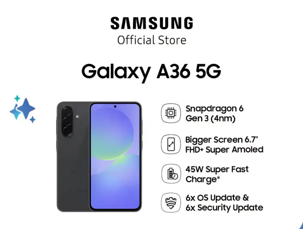 Samsung Galaxy A36 5g Terbaru 8/258gb