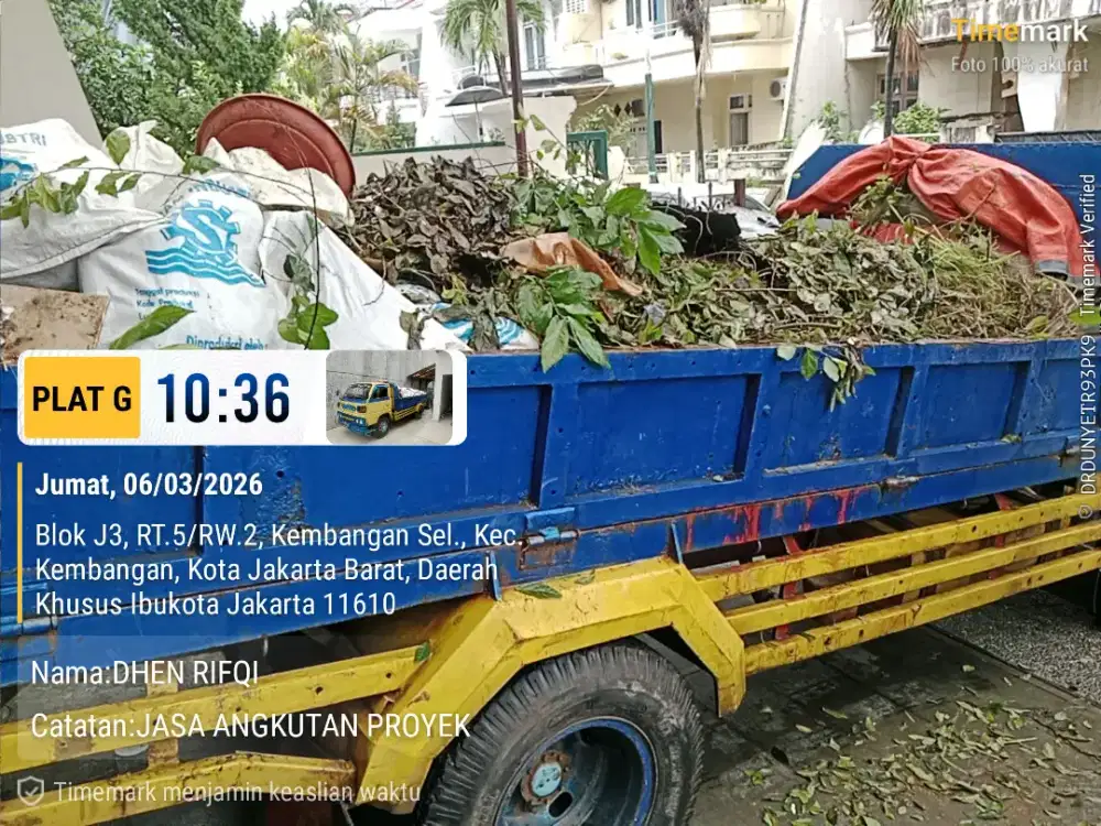 Jasa buang puing dan tanah