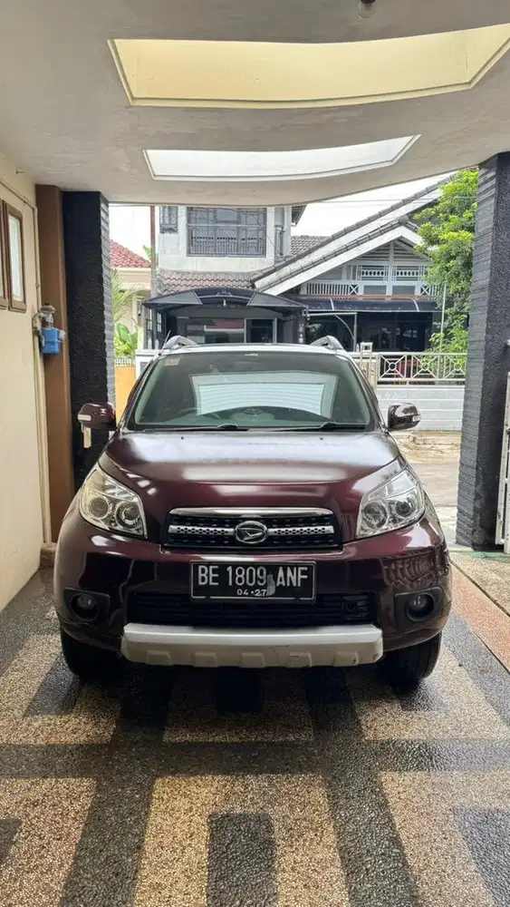 Daihatsu Terios 2012 Maroon Manual Pajak Hidup Siap Pakai