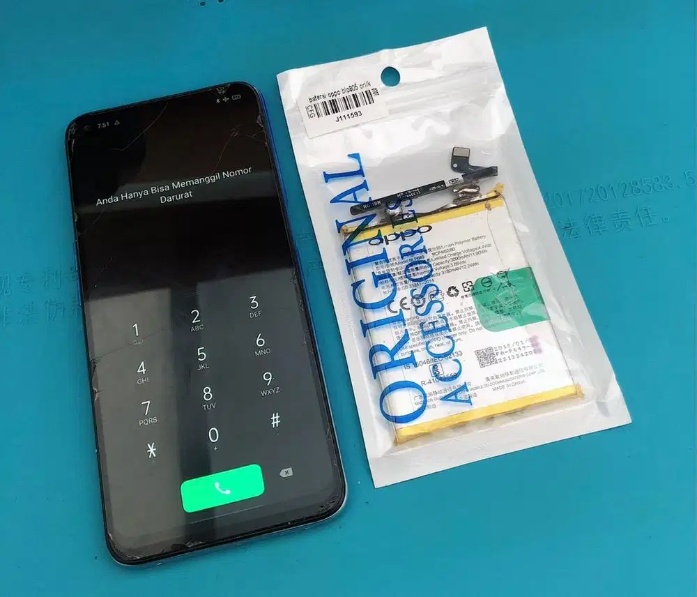GANTI BATTERY OPPO SEMUA TYPE