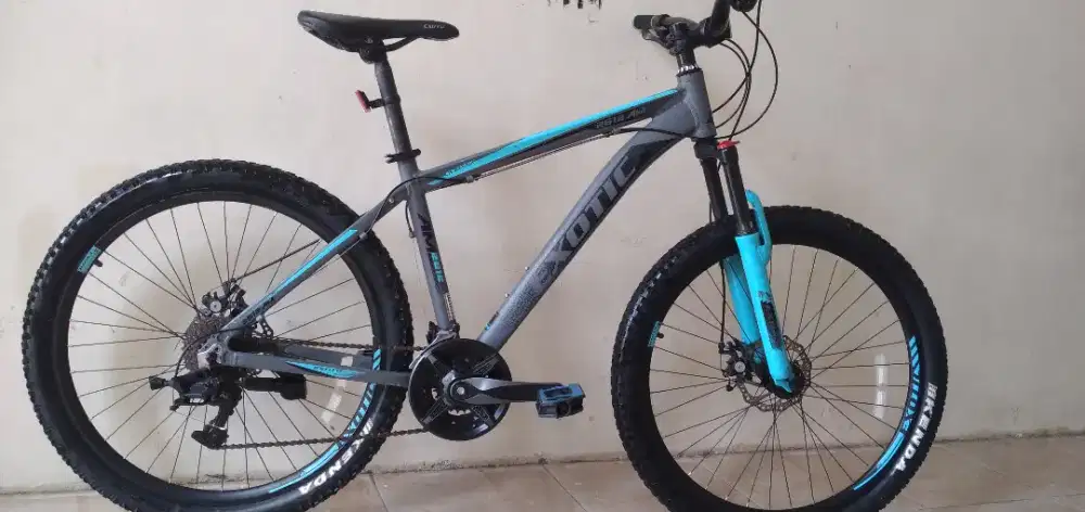 Dijual cepat butu dana sepeda MTB Exotic frame Almunium Speed 9