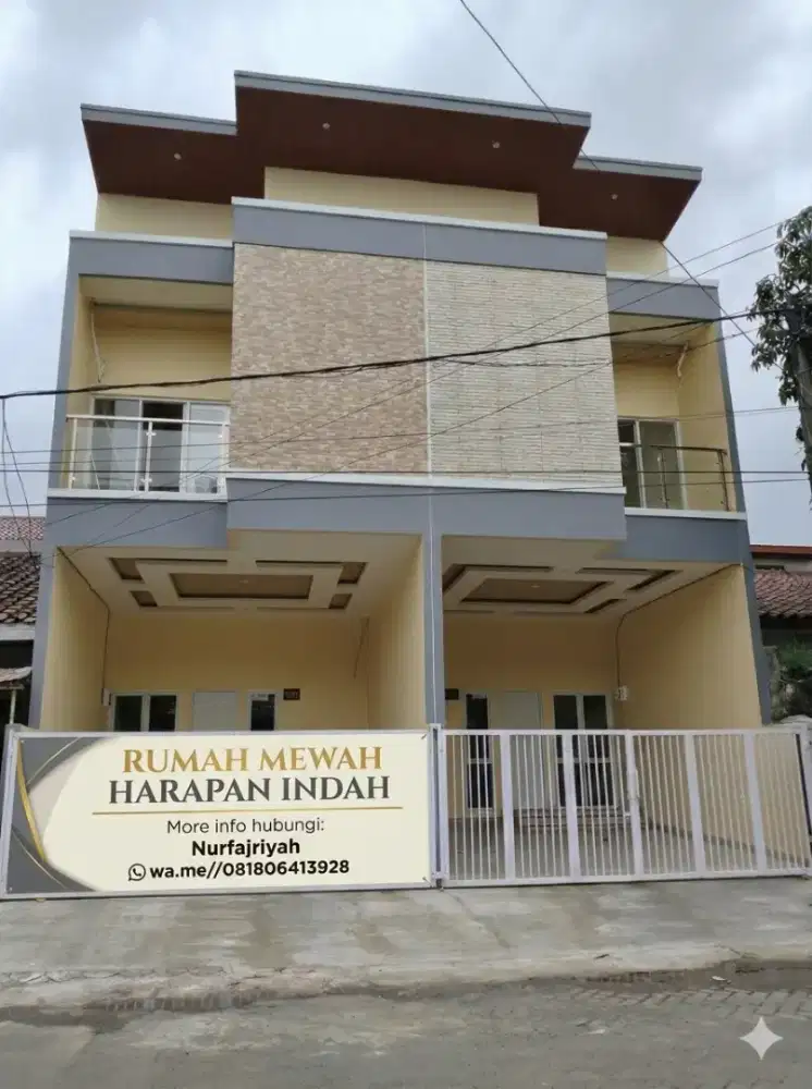 Dijual rumah siap huni harapan indah bekasi lokasi depan harga murah