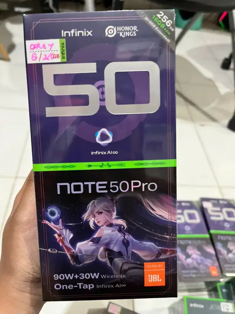 Promo INFINIX NOTE 50 PRO 8/256 GB NEW SEGEL