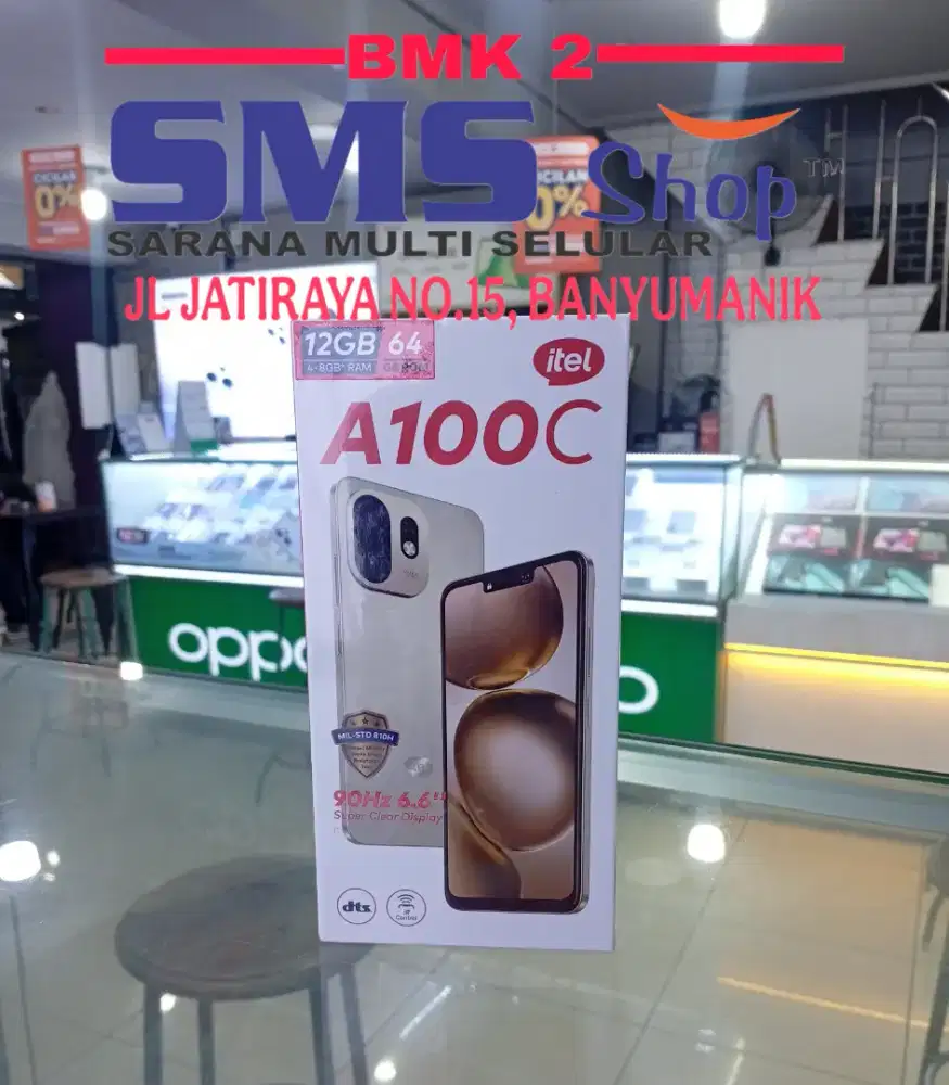 ITEL A100C 4GB + 8GB / 64GB