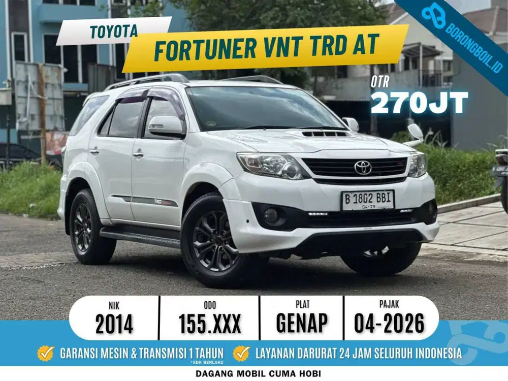 Toyota Fortuner 2.5 G VNT TRD Sportivo Platinum White Pearl