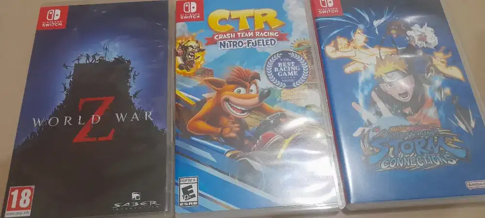 Game CTR, Naruto dan World War Z