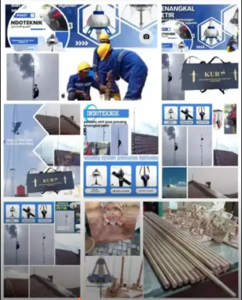 instalasi jasa pasang penangkal petir Kuningan Jawa Barat