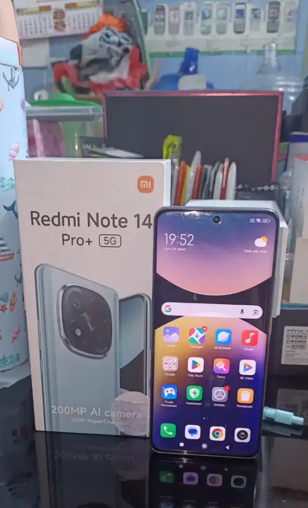 Xiaomi redmi note 14 pro plus 5Gram 8/256gb lengkap