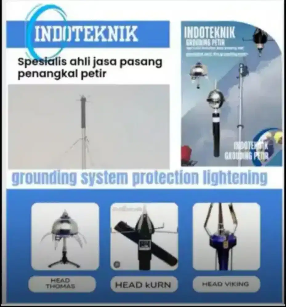Spesialis jasa pasang penangkal petir Babakan Ciparay Bandung kidul