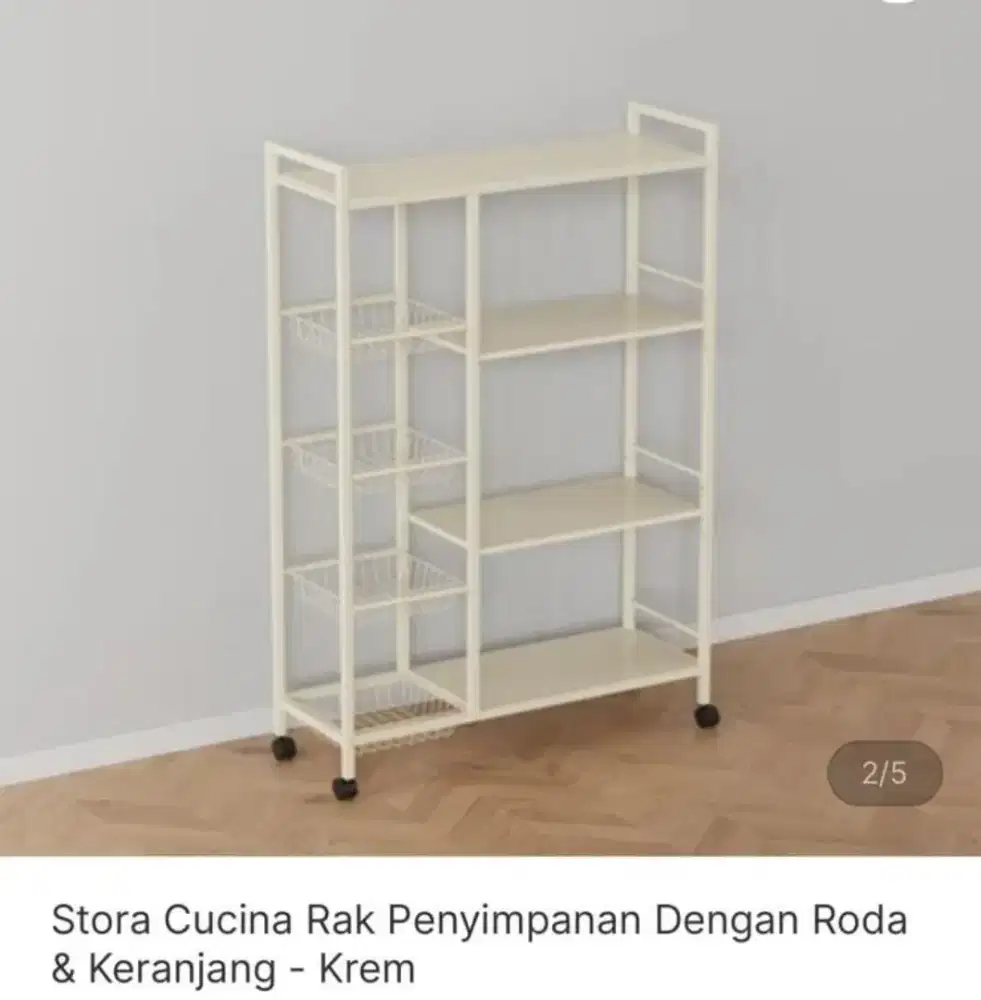 Stora rak penyimpanan alat dapur