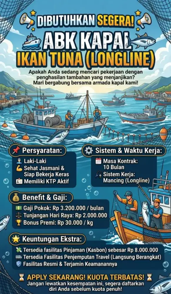LOWONGAN PEKERJAAN ARMADA KAPAL