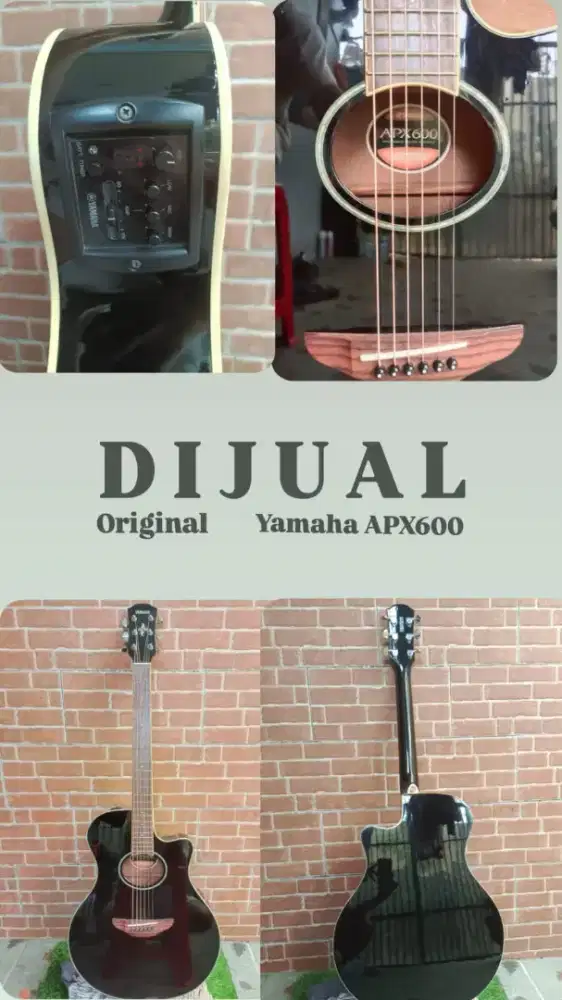 Yamaha Gitar Akustik Elektrik APX600