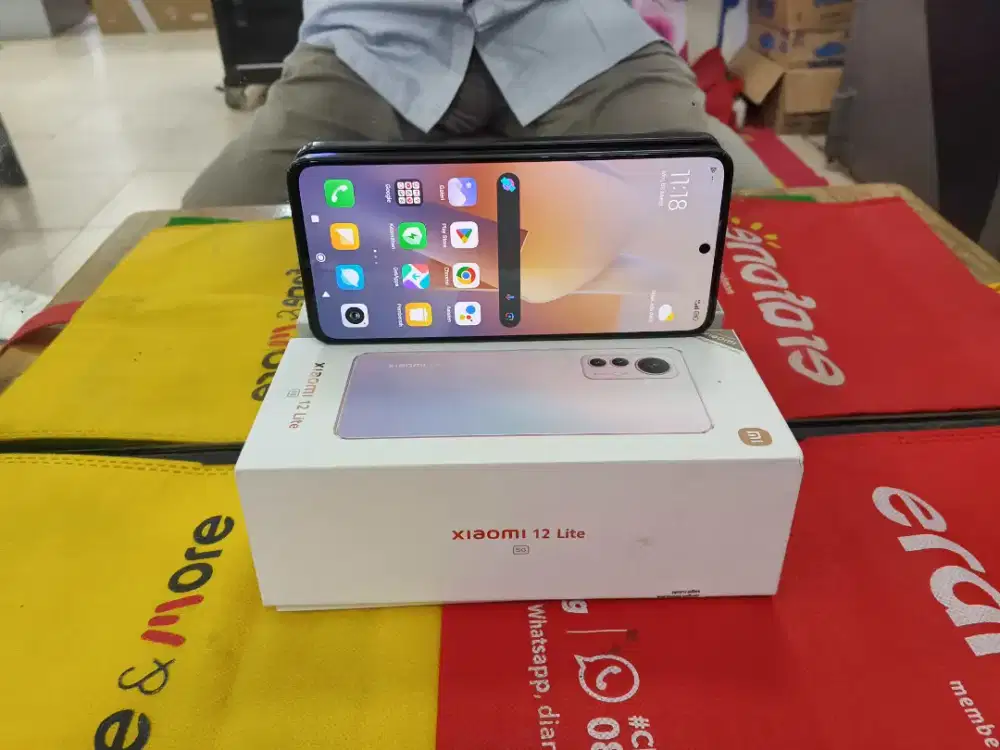 Xiomi 12 Lite 5G Ram 8/256 Gb mulus no minus lengkap